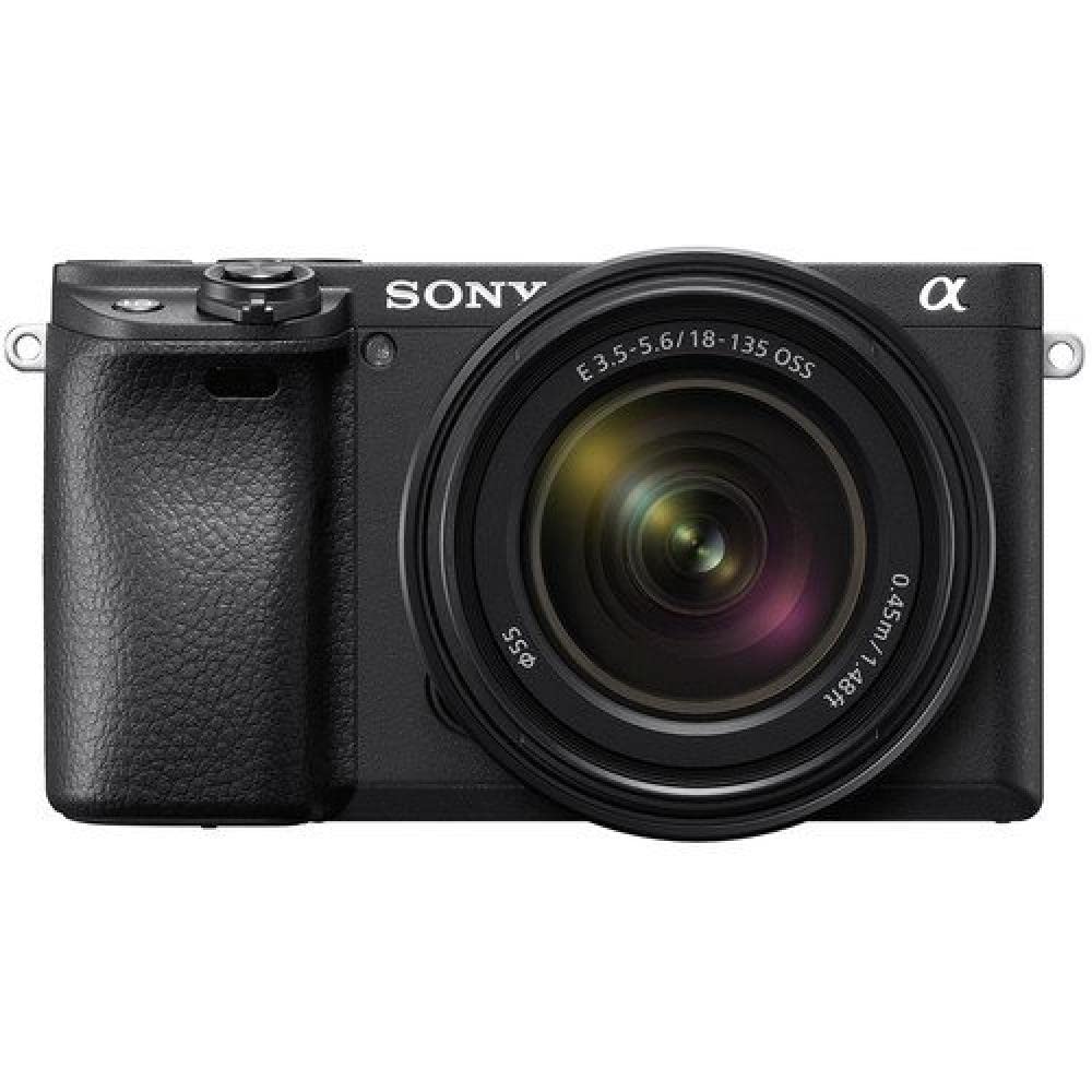Sony Alpha 6400 | APS-C Spiegellose Kamera mit 18-135mm f/3.5-5.6 Zoom-Objektiv (Schneller 0,02s Autofokus, neigbares Display für Vlogging)