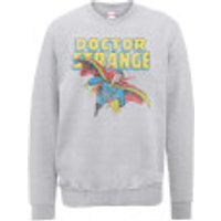 Marvel Doctor Strange Flying Männer Sweatshirt - Grau - S - Grau
