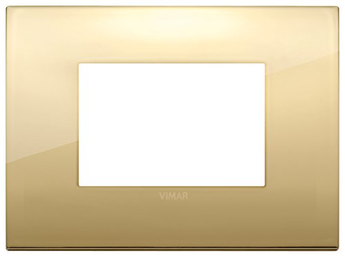 VIMAR 19653.07 Plaque Classic, 3 Module, Gold