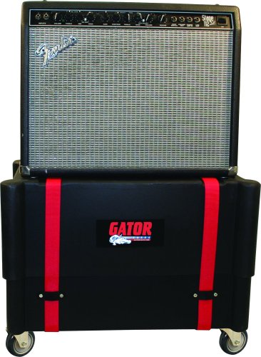 Gator Koffer aus geformtem Kunststoff für Gitarren-Verstärker und Ständer, mit Lenkrollen; passend für 1 x 12 Combo Verstärker (G-ROTO-112)