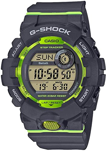 Casio G-SHOCK Digital Herren-Armbanduhr GBD-800 blau, Schrittzähler, Bewegungssensor, kostenlose Fitness-App zum Download, 20 BAR