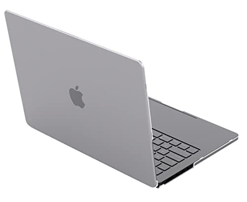 PETERONG Harte Schutzhülle Hülle Kompatibel mit 2022 MacBook Air 13.6 Zoll (Modell A2681) M2, Ultra dünn Plastik Hartschale Hülle Harte Case Cover Kompatibel mit MacBook Air 13.6 Zoll (Klar)
