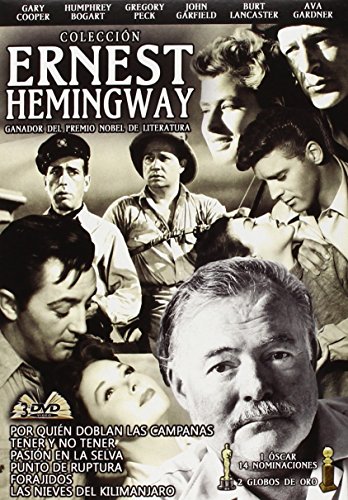 COLECCIÓN ERNEST HENNINGWAY: For whom the bell tolls + To have and have not + The Macomber Affair + The Breaking Point + The Killers + The Snows of Kilimanjaro [3 DVDs] [Spanien Import]
