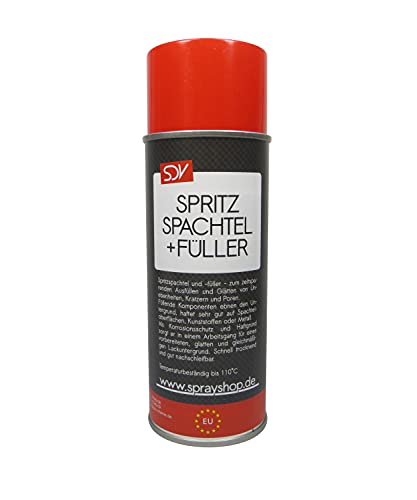 SDV Chemie Spritzspachtel & Füller Spray Grau 6x 400ml für Autolack Lackierer KFZ Auto