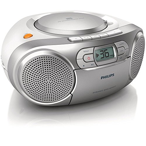 Philips AZ127/12 CD-Soundmaschine CD-Radio UKW Silber