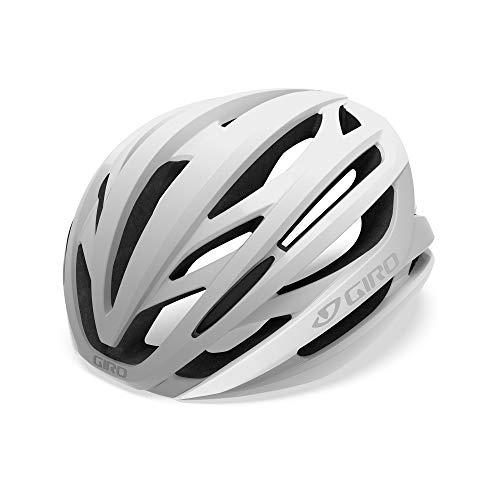 Giro Syntax MIPS Rennrad Fahrrad Helm weiß/silberfarben 2019: Größe: S (51-55cm)
