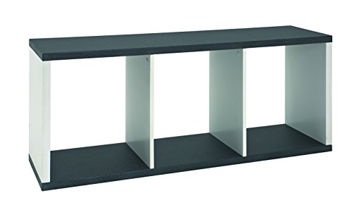 Haku-Möbel 87586 Lowboard, MDF, granitoptik-weiß, 117 x 30 x 50 cm