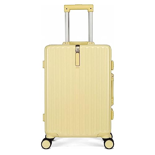 POCHY praktisch Koffer Handgepäck, Aufbewahrungskoffer mit großem Fassungsvermögen, leichtes ABS-Gepäck, 4 Universalräder, Hartgepäck leicht zu bewegen