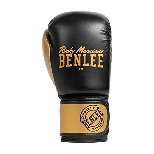 Benlee Boxhandschuhe aus Kunstleder (1Paar) Carlos Black/Gold 12 oz