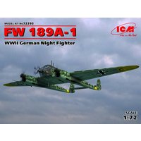 ICM 72293 Modellbausatz FW 189A-1 WWII German Night Fighter
