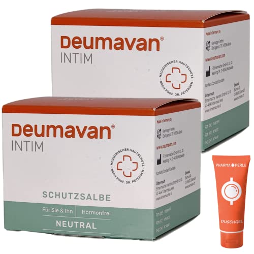 Deumavan intim Schutzsalbe I neutral I 2x 100 ml Sparset I plus PharmaPerle giveaway