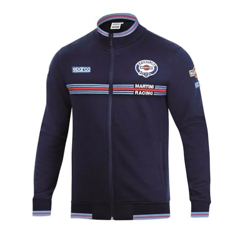 Sparco Unisex Martini Racing Sweatshirt, Marineblau, L