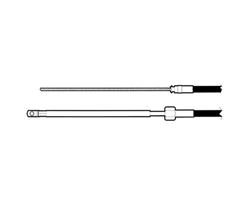 Ultraflex, Mechanische Steuersysteme/kabel M66 komplett, 9 Zoll (2.75 m), 58935