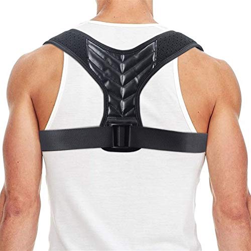 Stützgurt Einstellbare Rückenhaltungskorrektur Schlüsselbein Rücken Schultern Korrektur der Lendenwirbelsäule (Größe: Large)