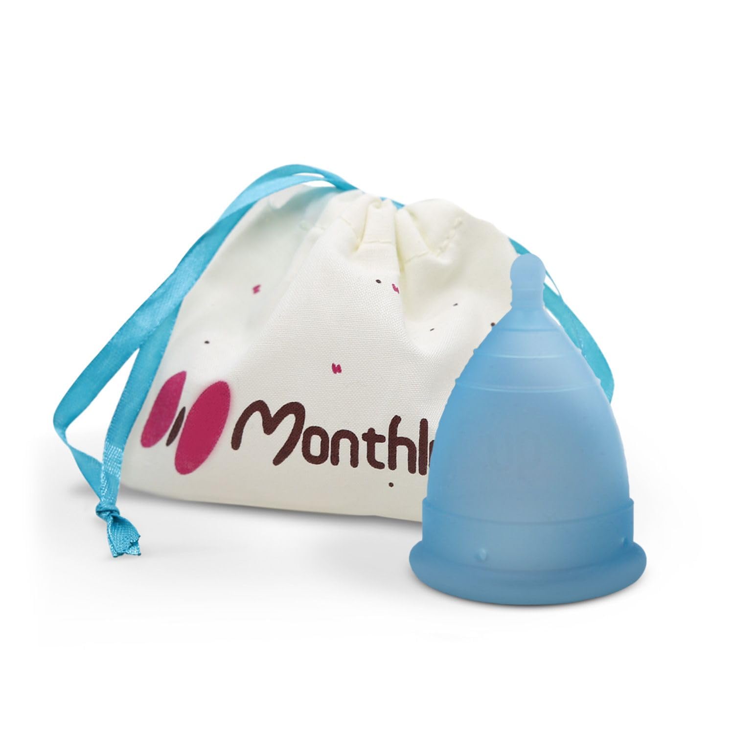 MonthlyCup - Menstruationstasse Made in Sweden | Gr. Plus | Für starke Zyklen | Wiederverwendbarer | 100% Medizinisches Silikon