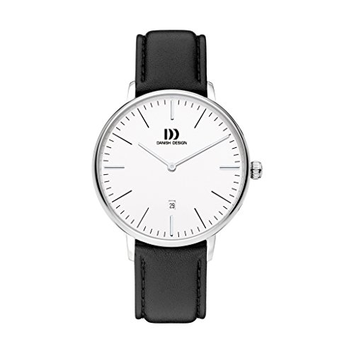Danish Design Unisex Erwachsene Analog Quarz Uhr mit Leder Armband NO.: IQ10Q1175