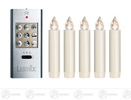 LUMIX CLASSIC MINI S,-Superlight Basis 5 Kerzen, 1 Fernbedienung inkl.Batterien Höhe = 8cm NEU Erzgebirge Zubehör