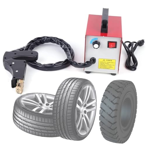 DOZPAL Beheizte Reifen-Nachschneidemaschine, 350-W-Reifenrillenwerkzeug für LKWs, Gelände-Nutfräser, professionelle Reifen- und Gummirillenmaschine, 20 Klingen