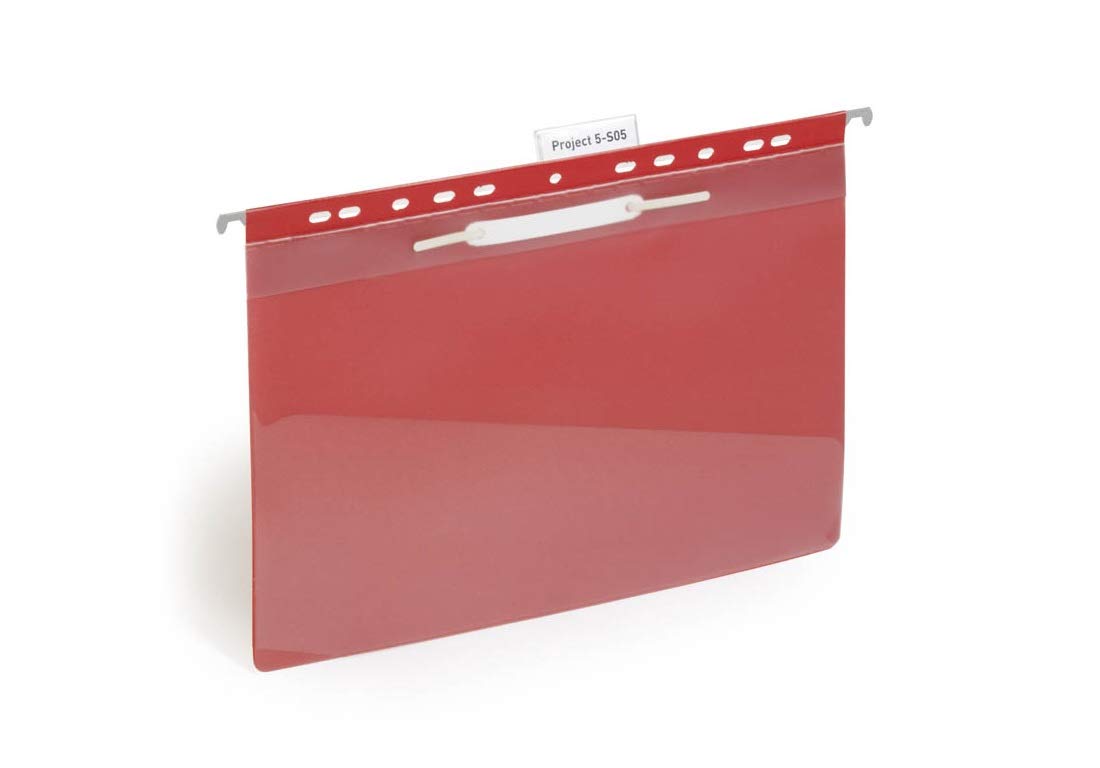 Durable Einhänge-Sichthefter, für DIN A4 Dokumente, 25 Stück, rot, 256003
