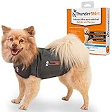 Thundershirt Beruhigungsweste, Hundemantel für ängstliche Hunde, Größe XS, grau, 99001