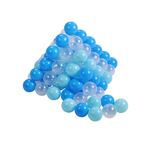 Knorrtoys 56771 56771-Bälleset Ø6 cm-100 Balls/Soft Blue/White Spielball, Bunt
