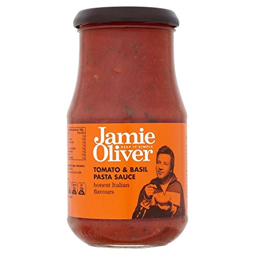 Jamie Oliver Pasta Sauce - Tomato & Basil (400g) - Packung mit 6