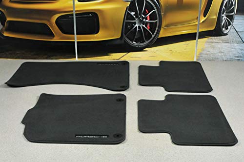 Porsche 95B Macan Fussmatten Velours/4 Teile/Schwarz/Floor mat black