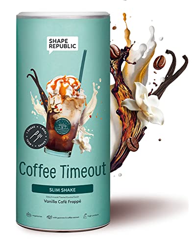 Shape Republic Slim Shake Vanilla Frappuccino Mahlzeitersatz Shake | 14 Shakes pro Dose | Proteinreich, Glutenfrei & Natürlicher Geschmack | Diät Shakes zum Abnehmen