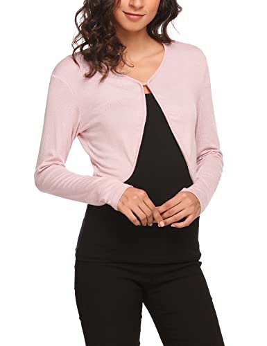 Hotouch Bolero Pastellrosa M Schulterjacke Langarm