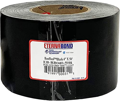 EternaBond RoofSeal EB-RB040-50R MicroSealant UV-stabiles Nahtreparaturband, 10,2 cm x 15,7 m, Gesamtdicke 35 mm, robust, wasserdicht und luftdicht