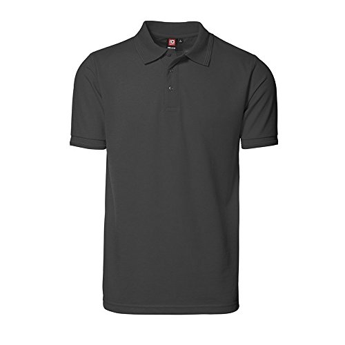 ID Herren Pro Wear Polo-Shirt, reguläre Passform, kurzärmlig (5XL) (Graphit)