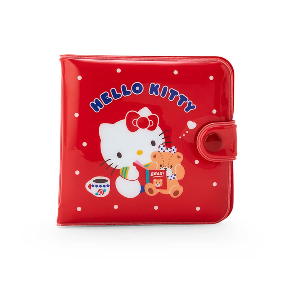 Sanrio Hello Kitty Geldbörse aus Vinyl, Rot, rot, S, Bi-Falz