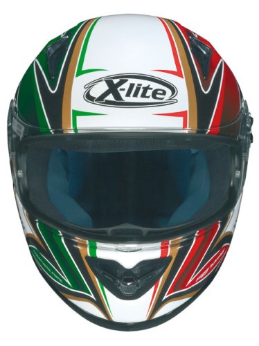 X-Lite Helm, Grün/Weiß/Rot (Nation), XL