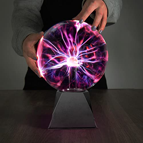 mikamax - Plasma Ball – Night light – Plasmakugel – Cool light – Plasma globe - Decoration Lamp - 20cm – Plasma – Wissenschaft