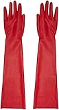 The Latex Collection Damen 29001493041 Latex Handschuhe, Größe L, rot, (Rosso 001), One size (Herstellergröße: Large)