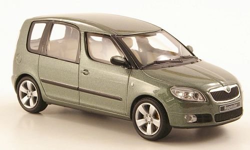Skoda Roomster, met.-oliv, 2006, Modellauto, Abrex 1:43