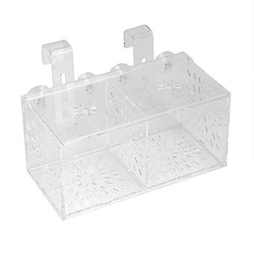 iFCOW Fisch-Isolationsbox aus Acryl, transparent, für Aquarien, Brutkästen