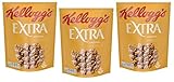 3x Kellogg's Extra Original Knusprige Haferflocken 100% Vollkorn 375g-Packung