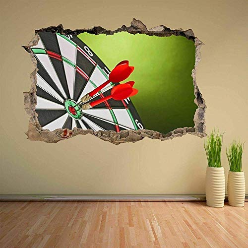 Wandtattoo Poster Tapeten Darts Board Arrows Games Wall Sticker Mural Decal Home Office Pub Decor-50x70cm