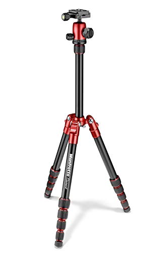 Manfrotto Stativ, leicht Element Traveler klein rot (mkeles5rd-bh)