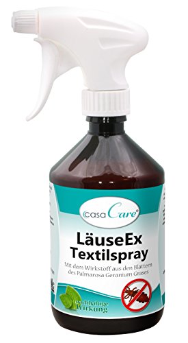 cdVet Naturprodukte casaCare® LäuseEx Textilspray 500 ml - Insektizid - Ungezieferschutz - Bekämpfung Läuse - angenehmer Duft - keine Resistenzbildung - Umgebungsbehandlung - Katzenhaltung -