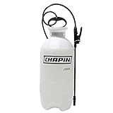 Chapin 20003 Made in USA 3 Gallonen Rasen- und Gartenpumpen-Drucksprüher, zum Sprühen von Pflanzen, Gartenbewässerung, Rasen, Unkraut und Schädlingen, durchscheinendes Weiß