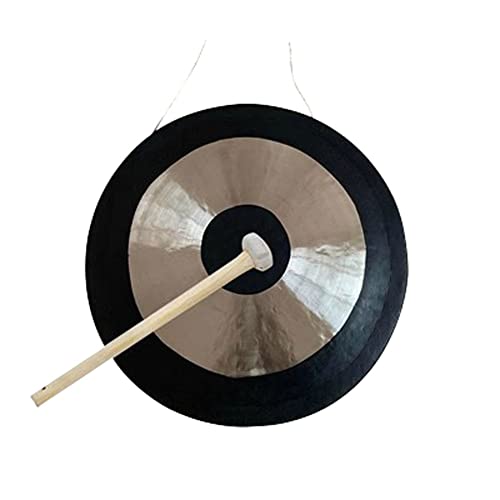 BBAUER percussion instrumentegong klingel40–80 cm, inklusive Gongschlägel. Fokus auf Klangfarbe(Color:60cm,Size:)