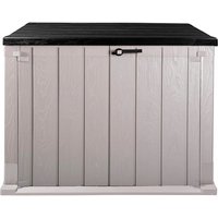 Ondis24 Mülltonnenbox Gartenbox Storer Gerätebox abschließbar für 2 Mülltonnen (1330 Liter, Anthrazit Grau)