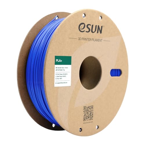 eSun PLA+ Filament, PLA Plus 3D-Drucker Filament, 1.75mm / 1kg - Blau (blue)