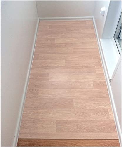 OUPAI Transparente PVC-Bodenschutzmatte BodenschutzmatteLäufer TeppichSchutzhülle aus HartholzVerschleißfest wasserdichtStuhlmatteVinylrollezumHolzbod(Size:100cm×200cm(3ft×6.5ft))