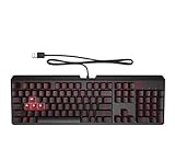 OMEN Encoder Customizable Mechanical Gaming Keyboard with Cherry MX Red Keys, Full N-Key Rollover, LED Backlit USB (6YW76AA)