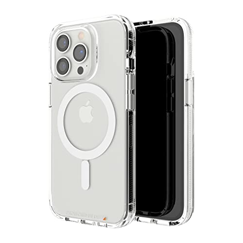 Gear4 ZAGG Crystal Palace Snap - Kristallklarer Aufprallschutz mit MagSafe-Kompatibilität - für iPhone 13 Pro Max - Farbe: klar 702008201
