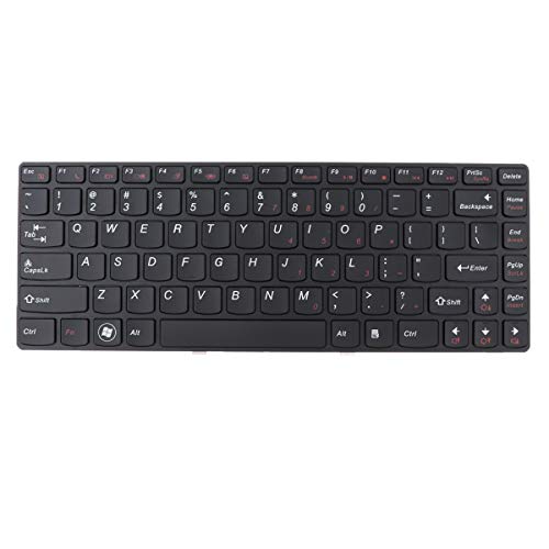 Laptop Ersatz US-Layout Tastatur für Lenovo G480 G485 Z480 Z380 Z485 G410 G490 G400 G405 Schwarz