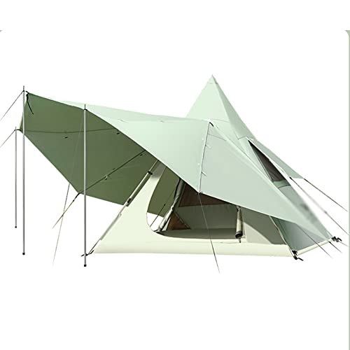 Outdoor-Tipi-Zelt, tragbares Zelt, wasserabweisend, UV-Schutz, Sonnenschutz, Campingzelt mit Tragetasche für Camping, Wandern, Klettern, Reisen